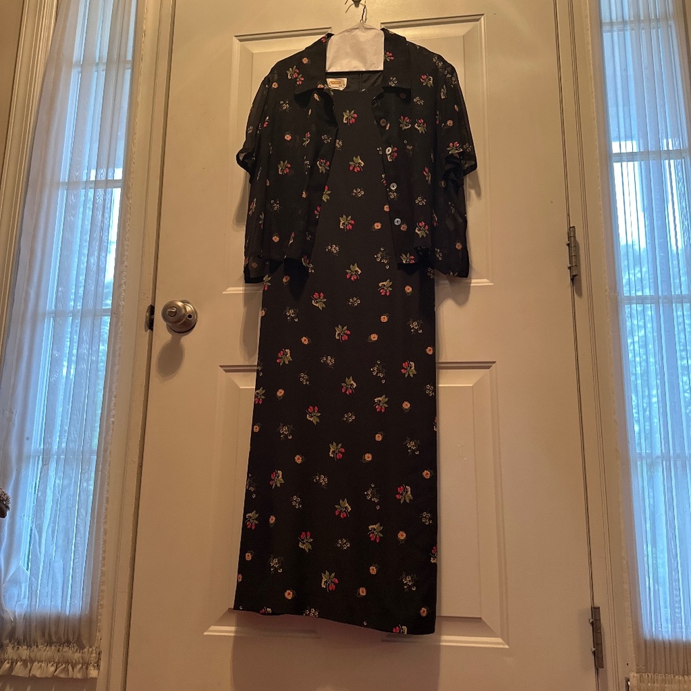 Talbots Summer Dress with Strawberries